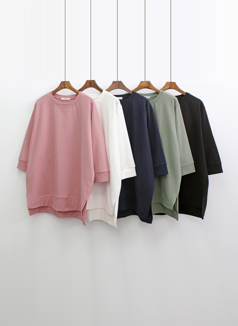 簡約慵懶時尚百搭修身上衣