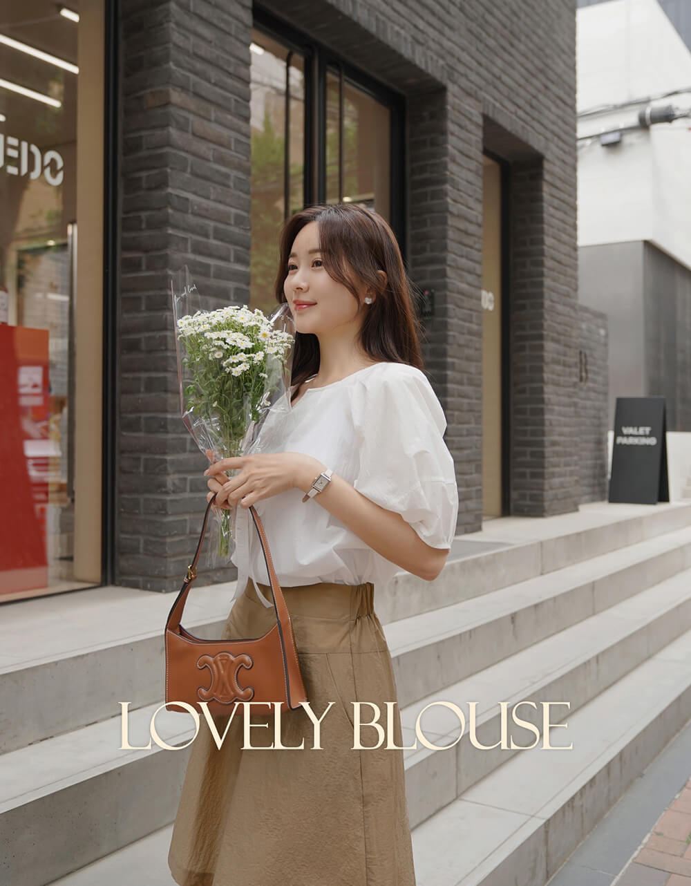 素色清透棉質設計短袖上衣