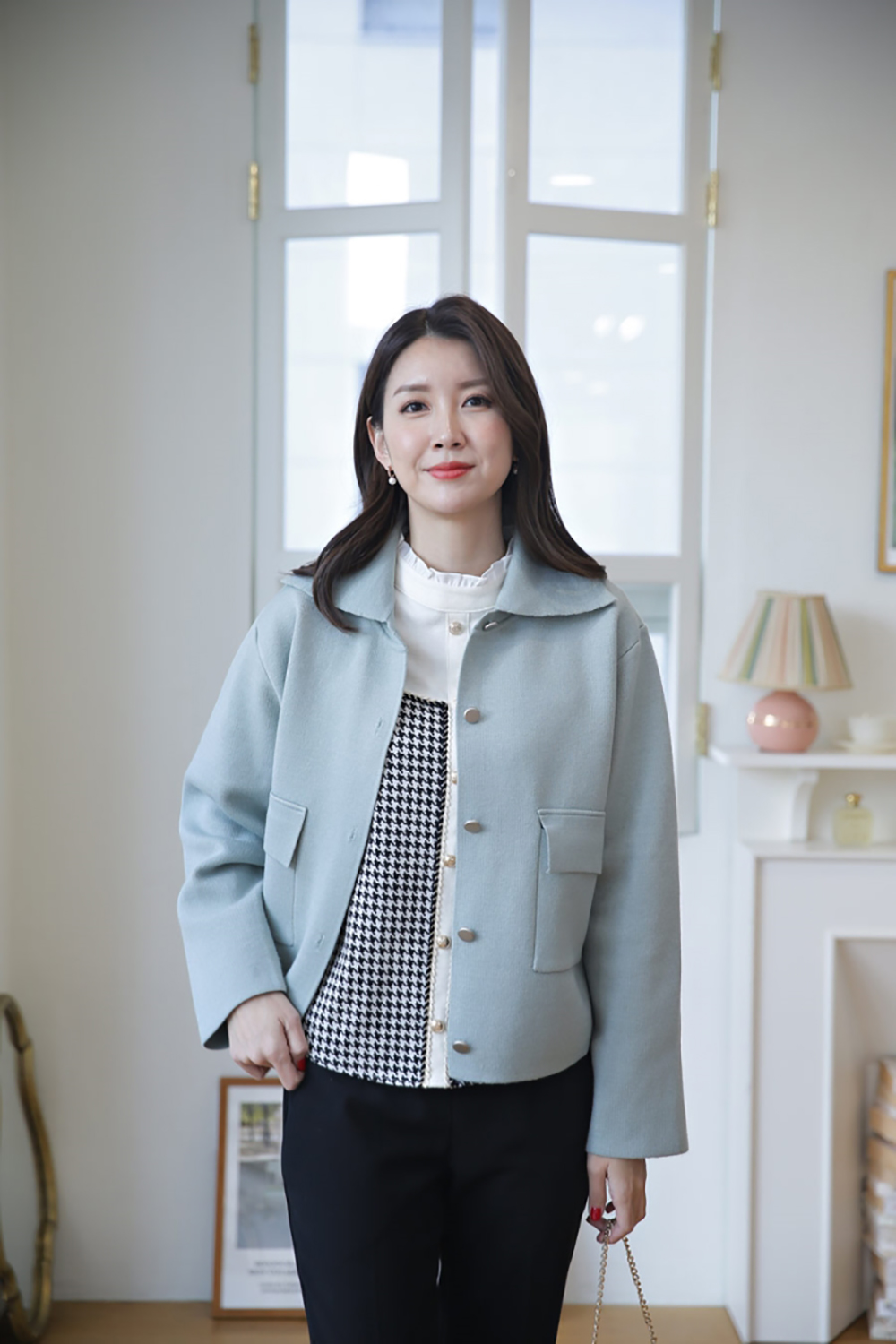 貴氣優雅大口袋外套