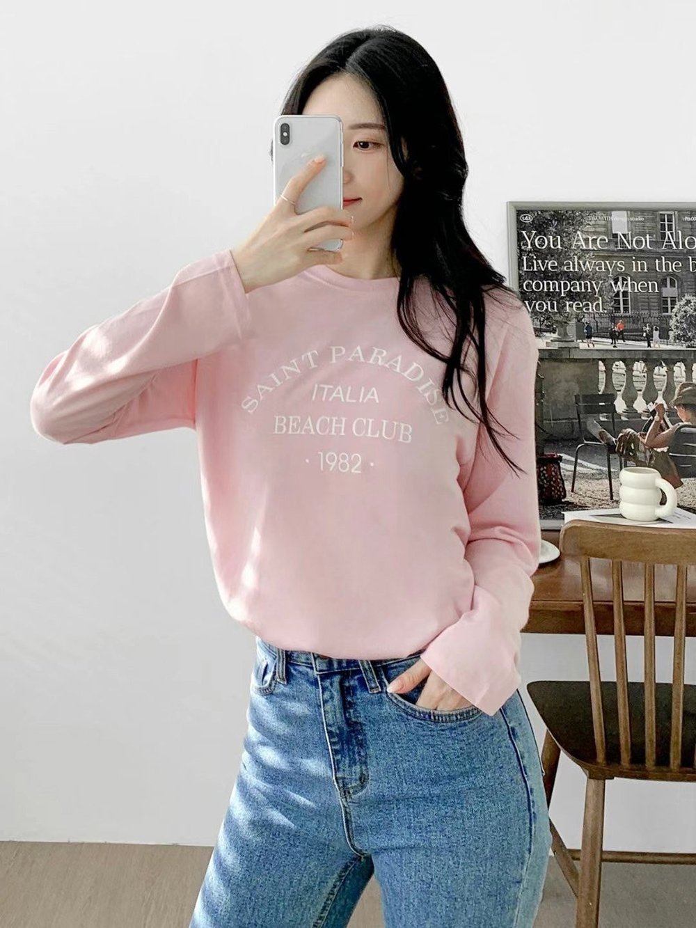 基本款字母印花棉TEE