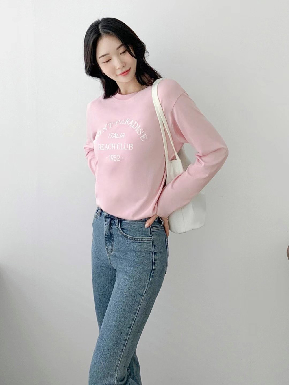 基本款字母印花棉TEE