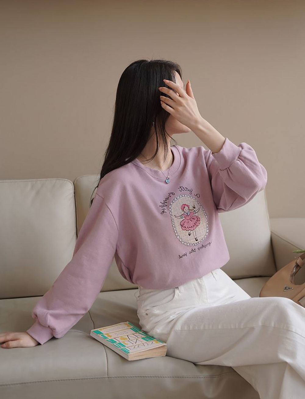 可愛小女孩插圖上衣