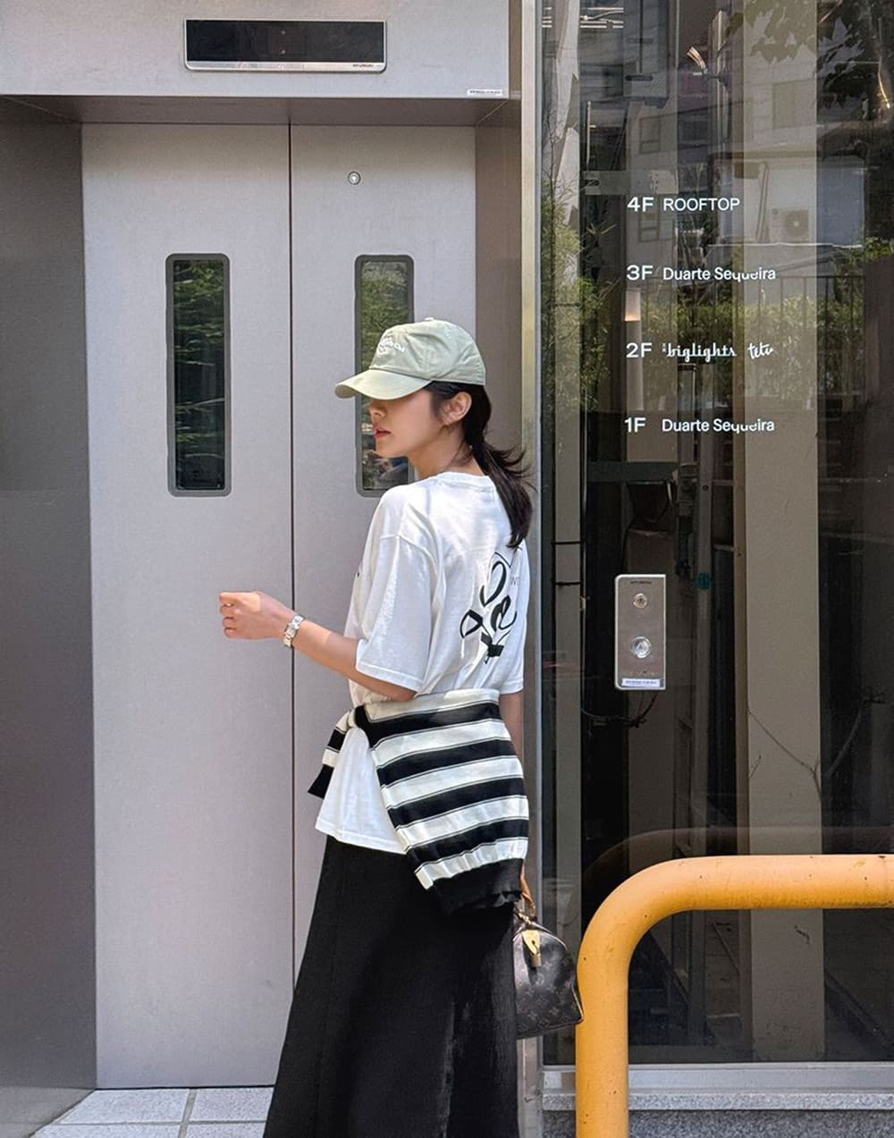 慵懶感後開岔褶皺長裙