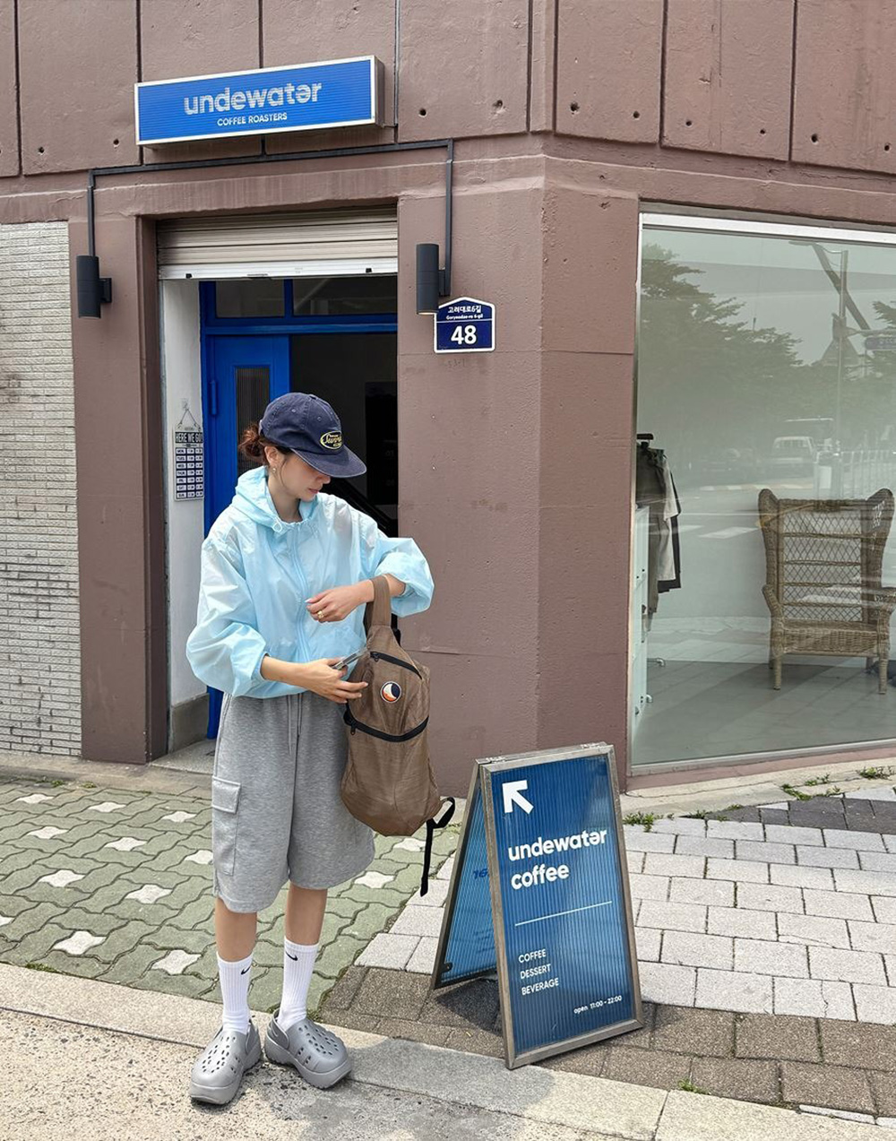 多色防水連帽風衣外套