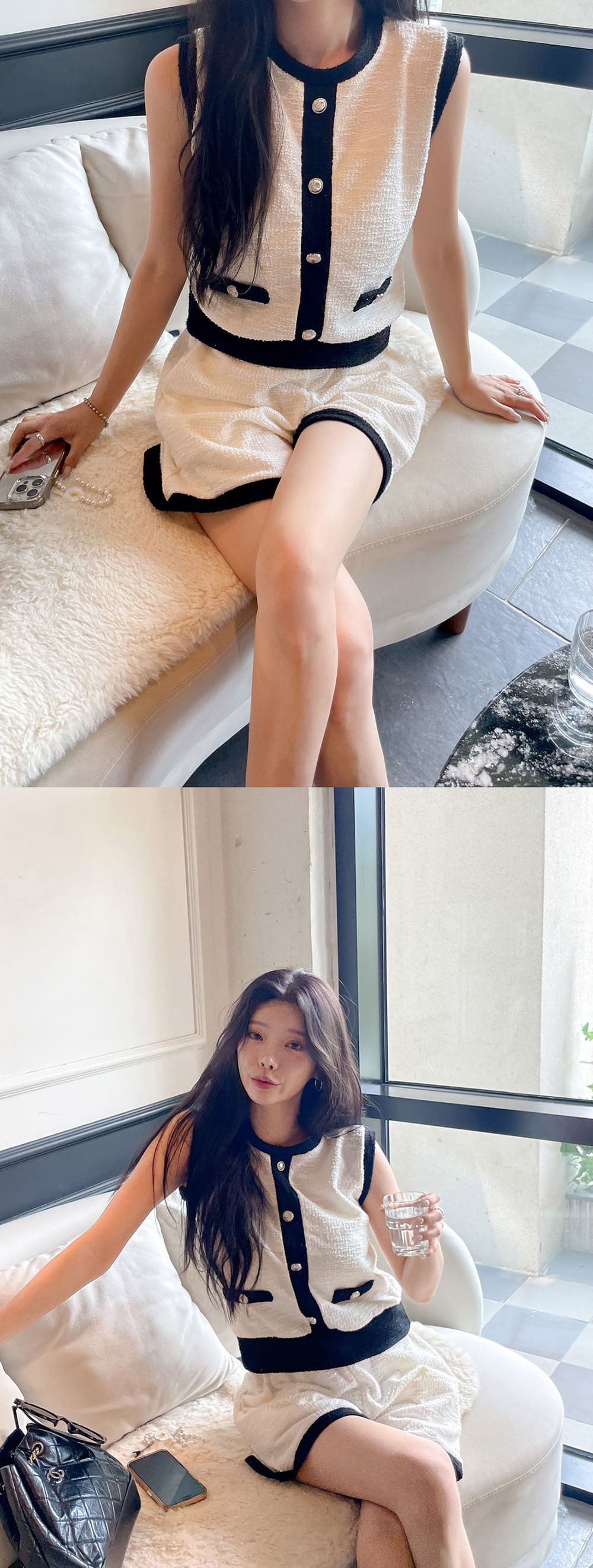 輕奢別緻優雅短褲套裝