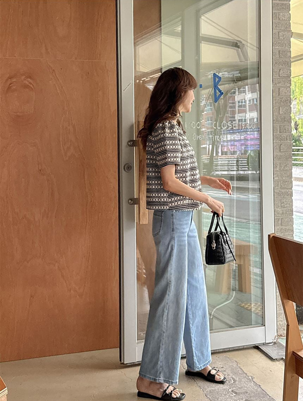 精緻刺繡短袖襯衫外套