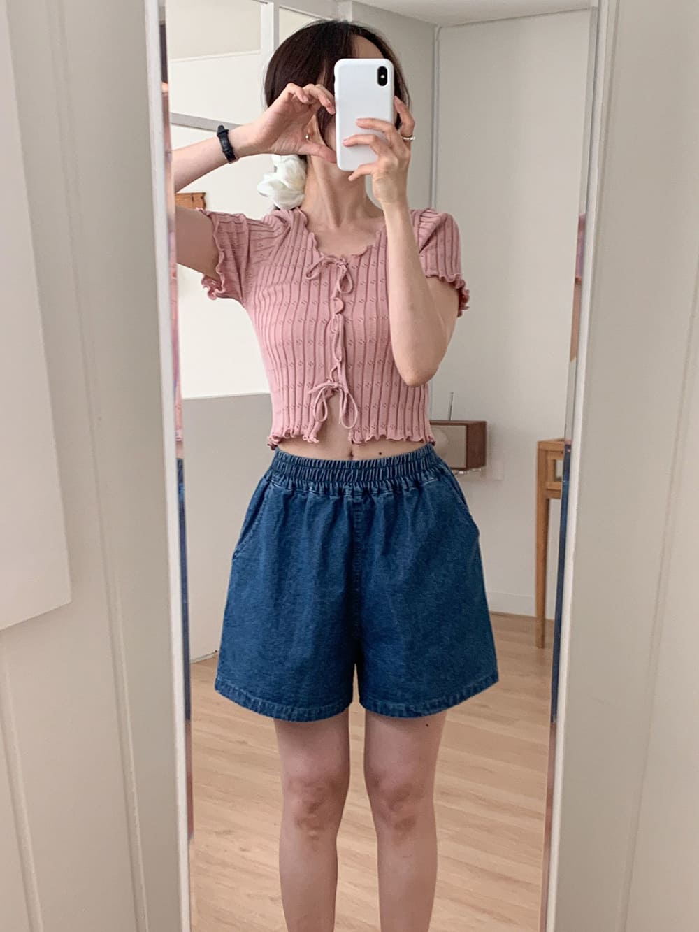 休閒純色百搭款短褲