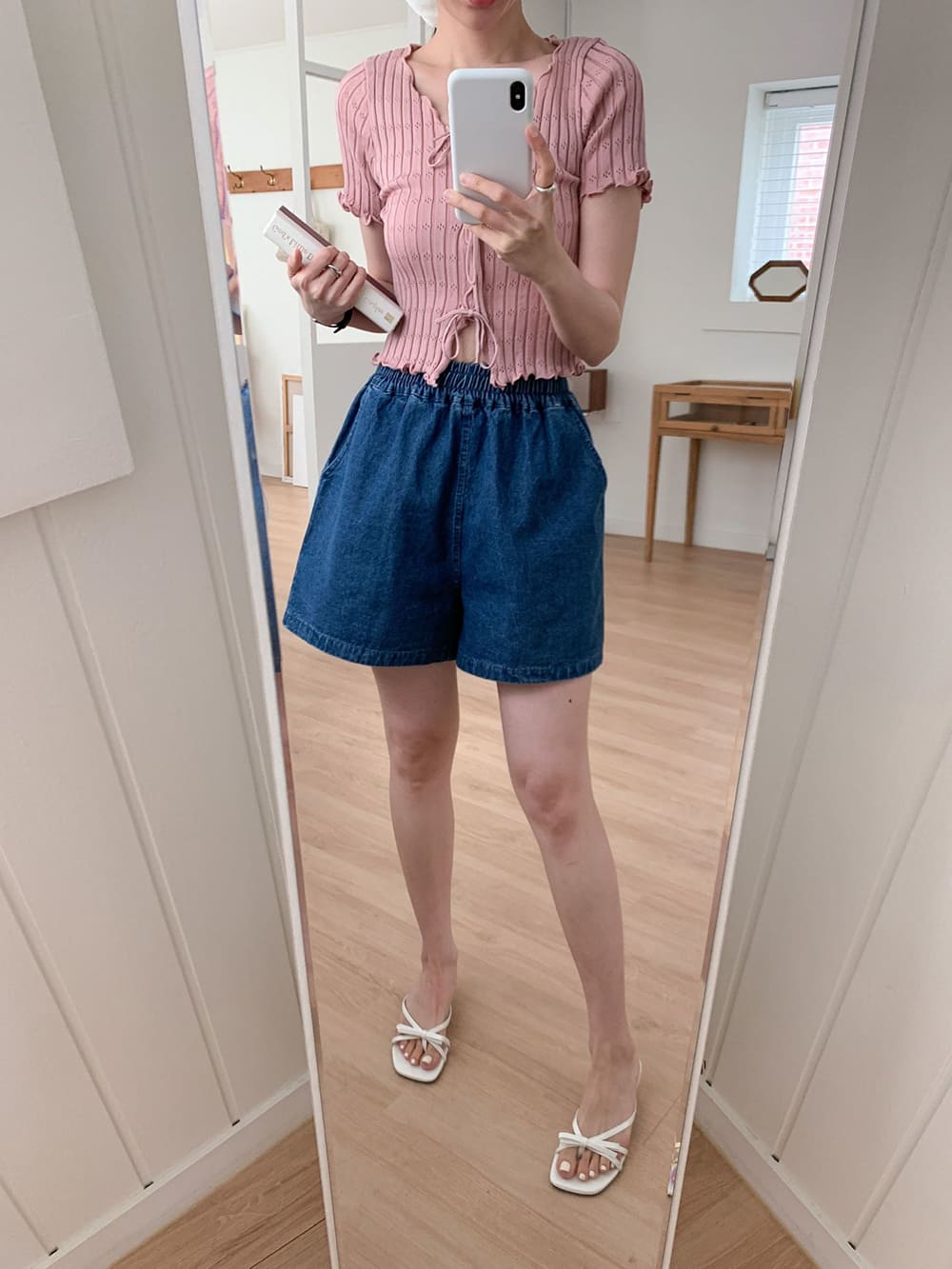 休閒純色百搭款短褲