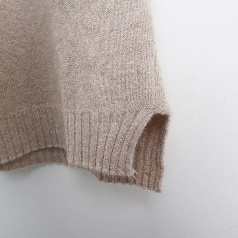 V領排釦針織背心