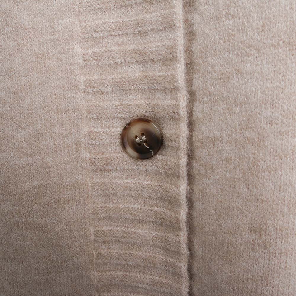 V領排釦針織背心