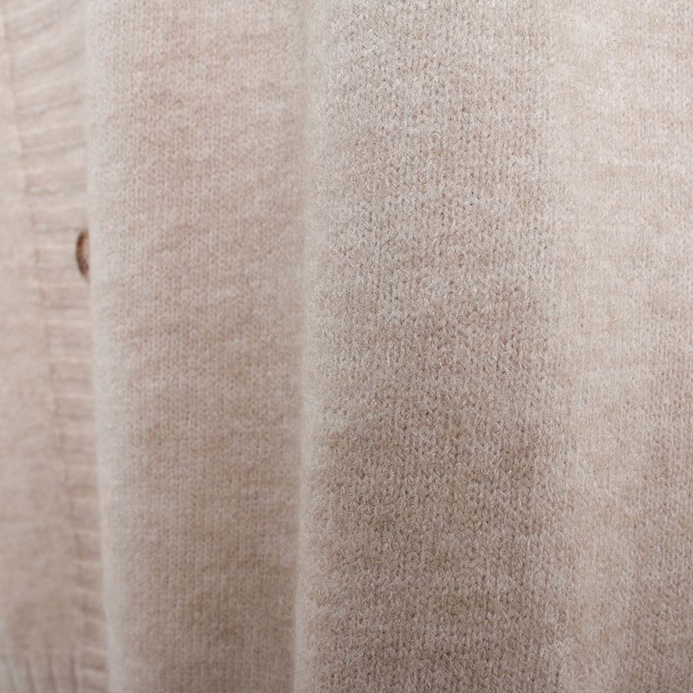 V領排釦針織背心