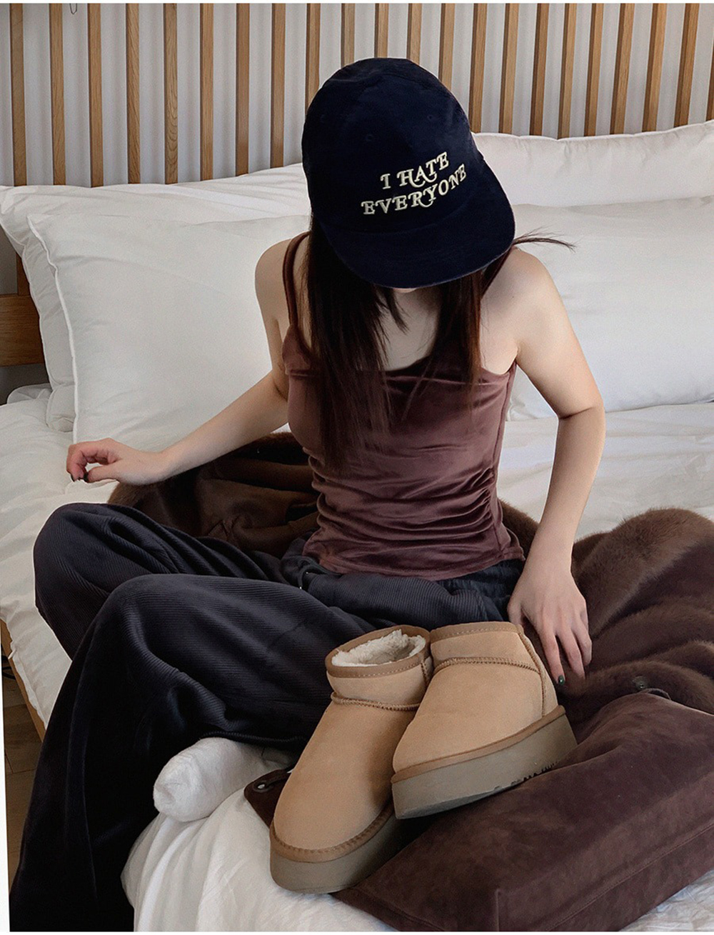 天鵝絨襯墊式小可愛,KOREA,347113,天鵝絨襯墊式小可愛,領500,999免運