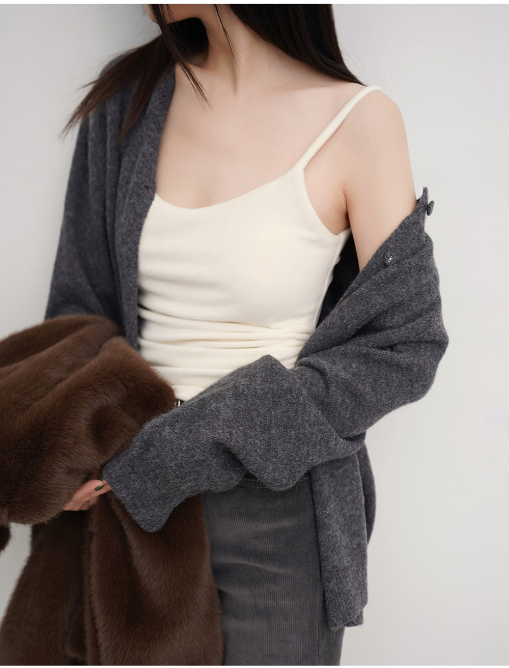 天鵝絨襯墊式小可愛,KOREA,347113,天鵝絨襯墊式小可愛,領500,999免運