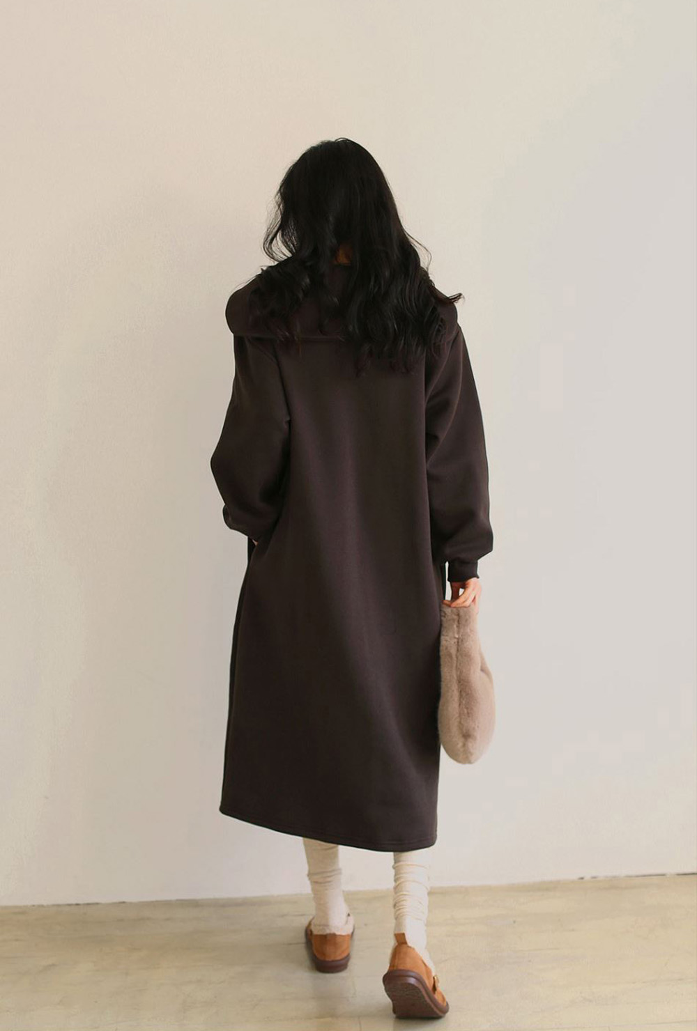 水手領內磨毛長洋裝,KOREA,348263,水手領內磨毛長洋裝,領500,999免運