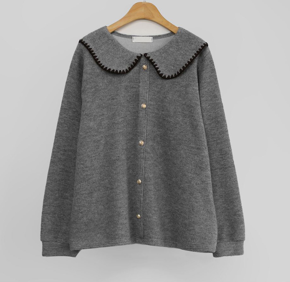 精緻水手領針織上衣,KOREA,348266,精緻水手領針織上衣,領500,999免運