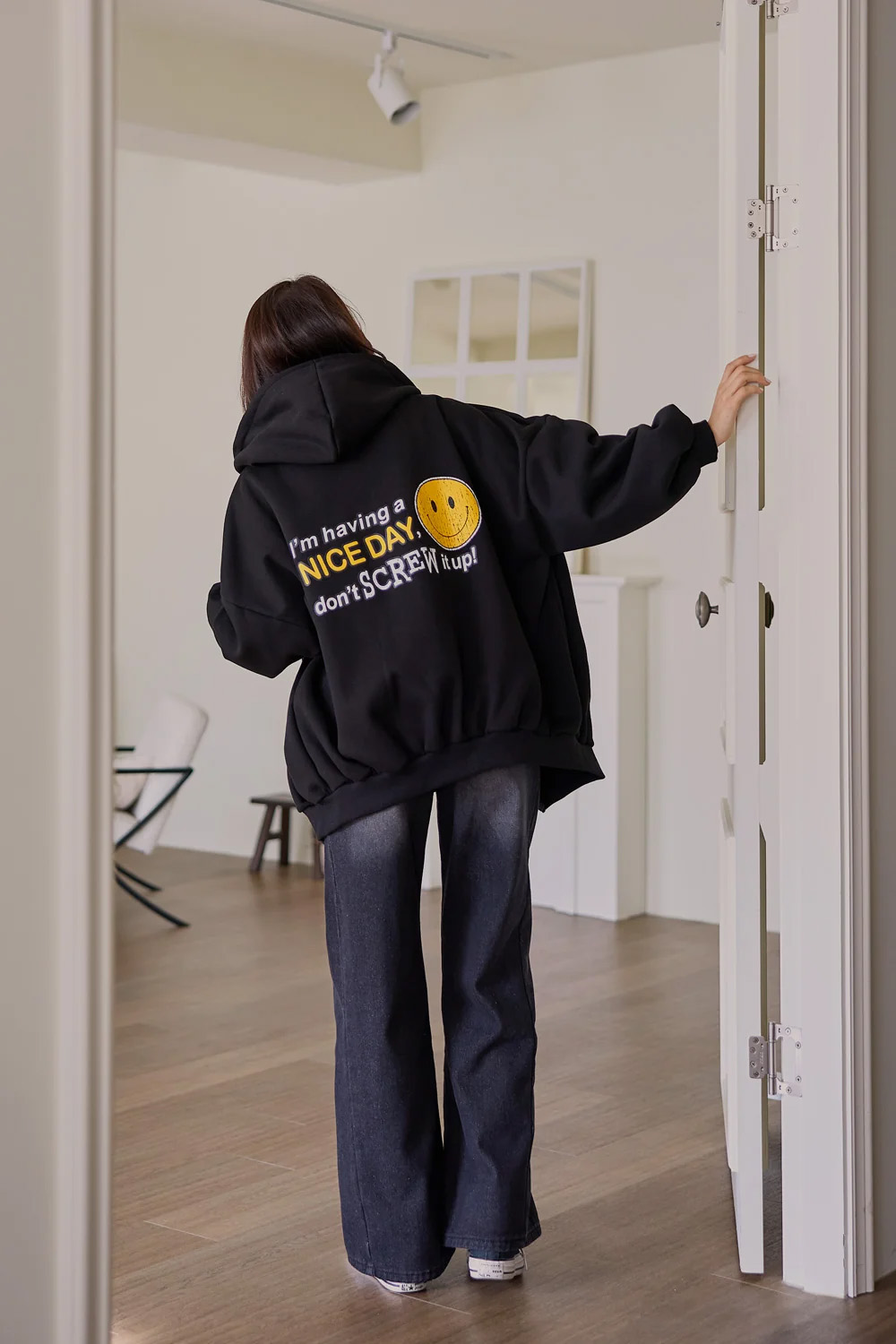 印花內刷毛連帽外套,KOREA,348278,印花內刷毛連帽外套,領500,999免運