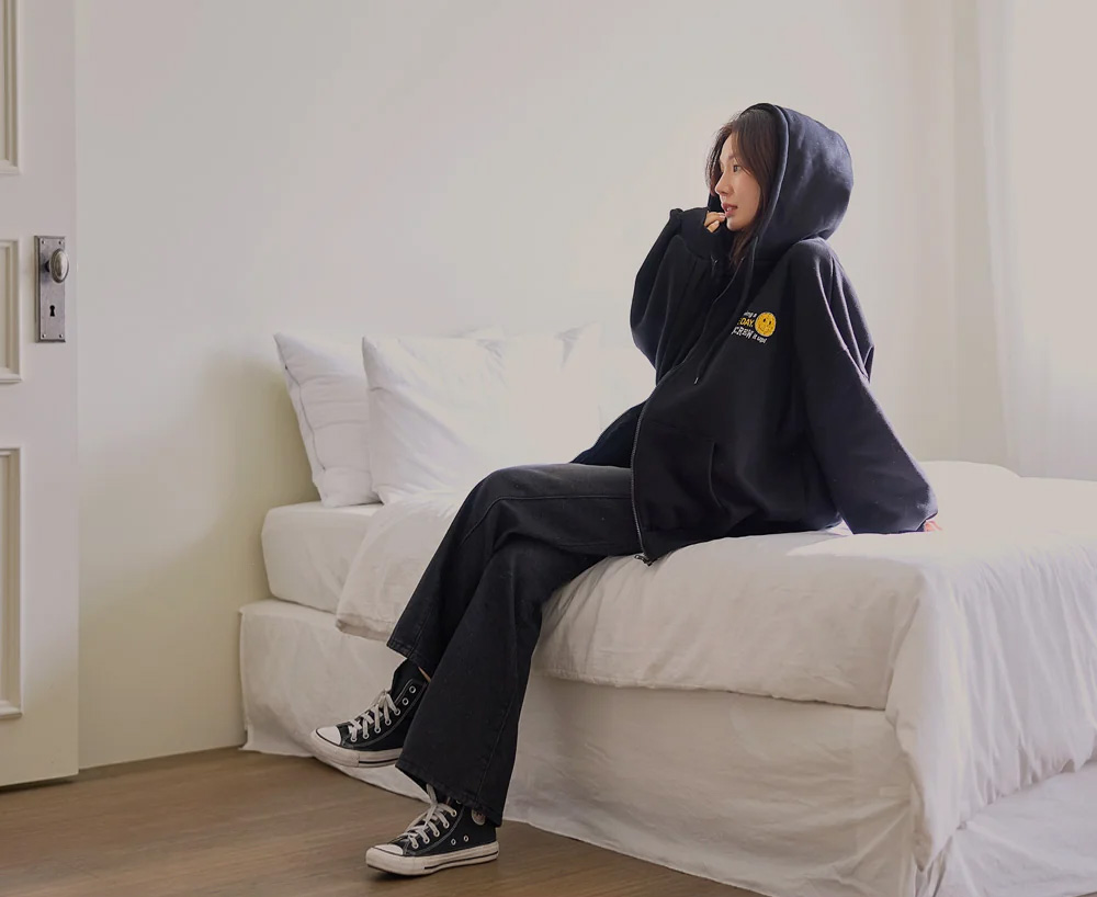 印花內刷毛連帽外套,KOREA,348278,印花內刷毛連帽外套,領500,999免運