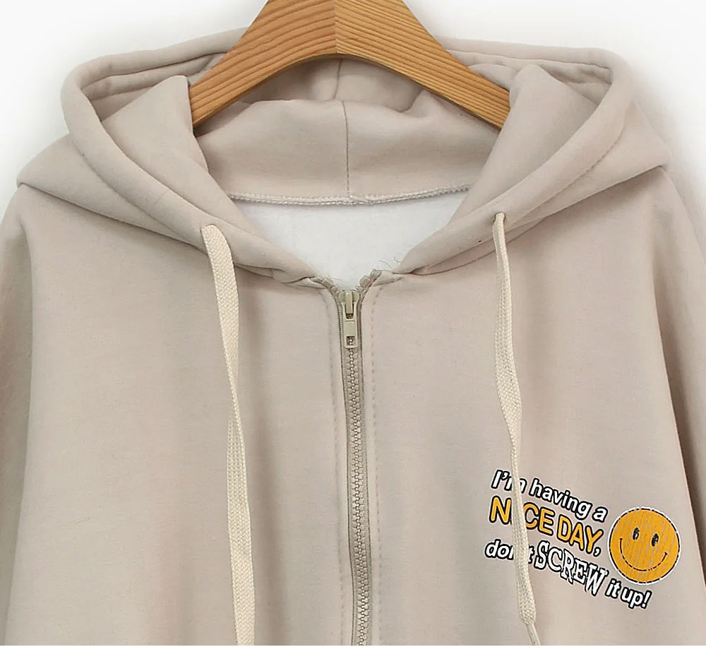 印花內刷毛連帽外套,KOREA,348278,印花內刷毛連帽外套,領500,999免運