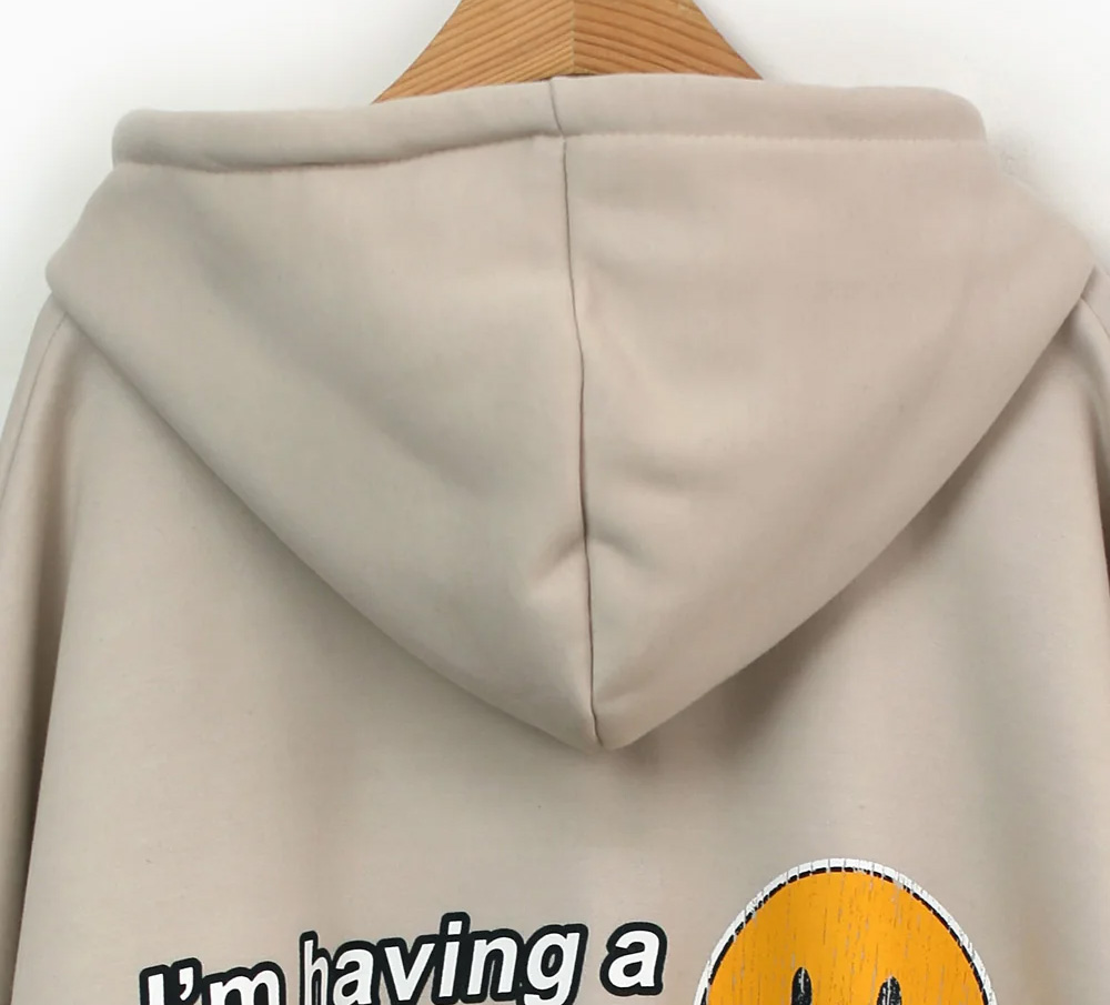 印花內刷毛連帽外套,KOREA,348278,印花內刷毛連帽外套,領500,999免運