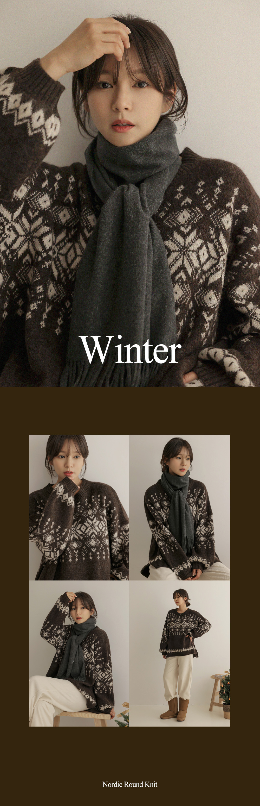 北歐風側開衩針織上衣,KOREA,348314,北歐風側開衩針織上衣,領500,999免運