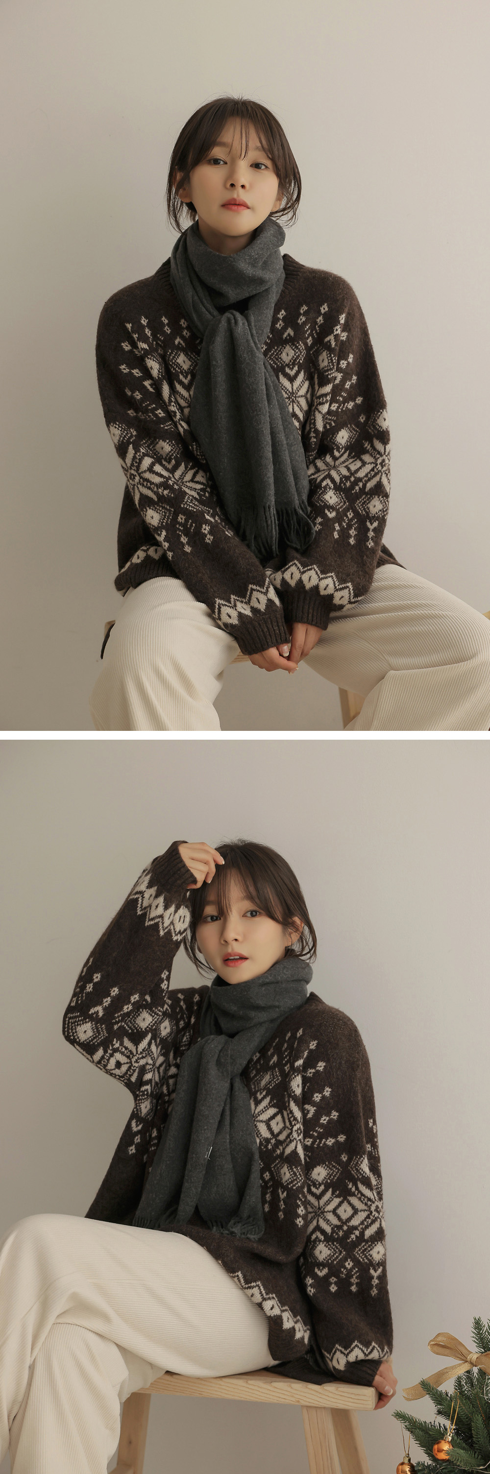 北歐風側開衩針織上衣,KOREA,348314,北歐風側開衩針織上衣,領500,999免運