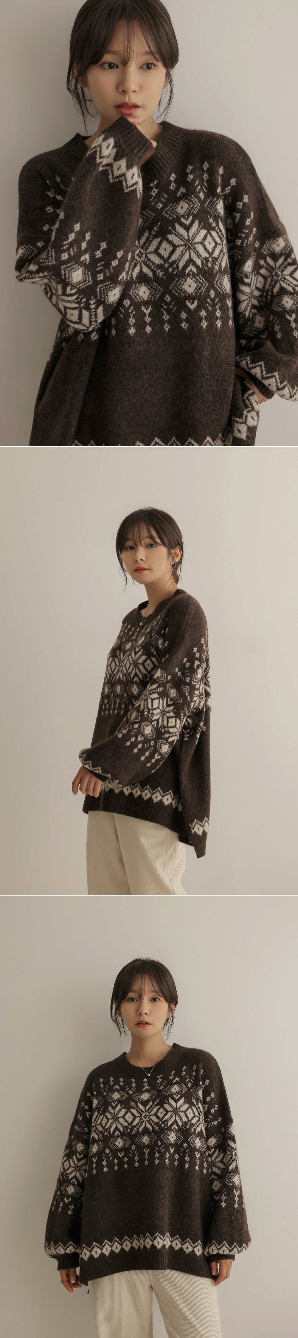 北歐風側開衩針織上衣,KOREA,348314,北歐風側開衩針織上衣,領500,999免運