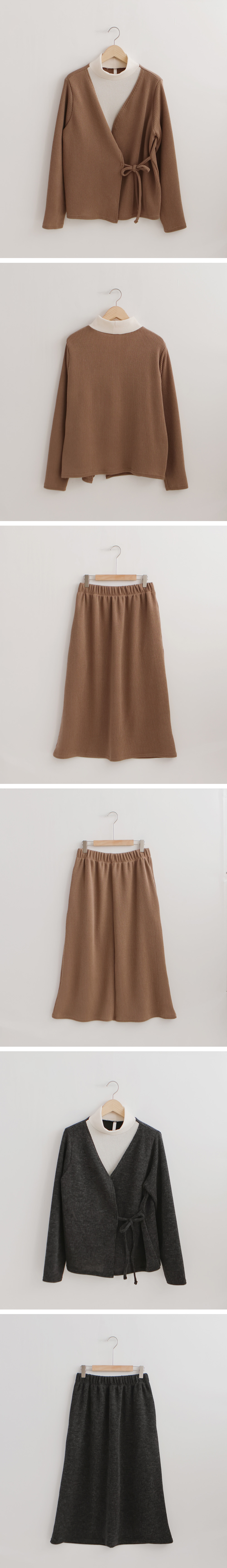 假兩件上衣長裙套裝,KOREA,348329,假兩件上衣長裙套裝,領500,999免運