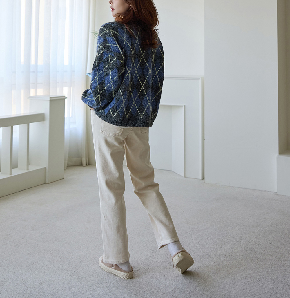 菱格紋雙拉鍊針織外套,KOREA,348370,菱格紋雙拉鍊針織外套,領500,999免運