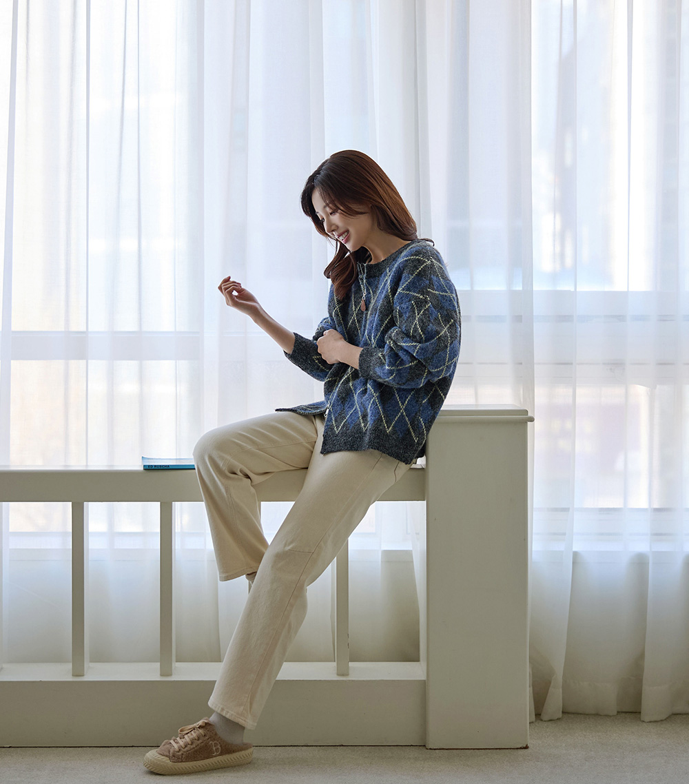 菱格紋雙拉鍊針織外套,KOREA,348370,菱格紋雙拉鍊針織外套,領500,999免運