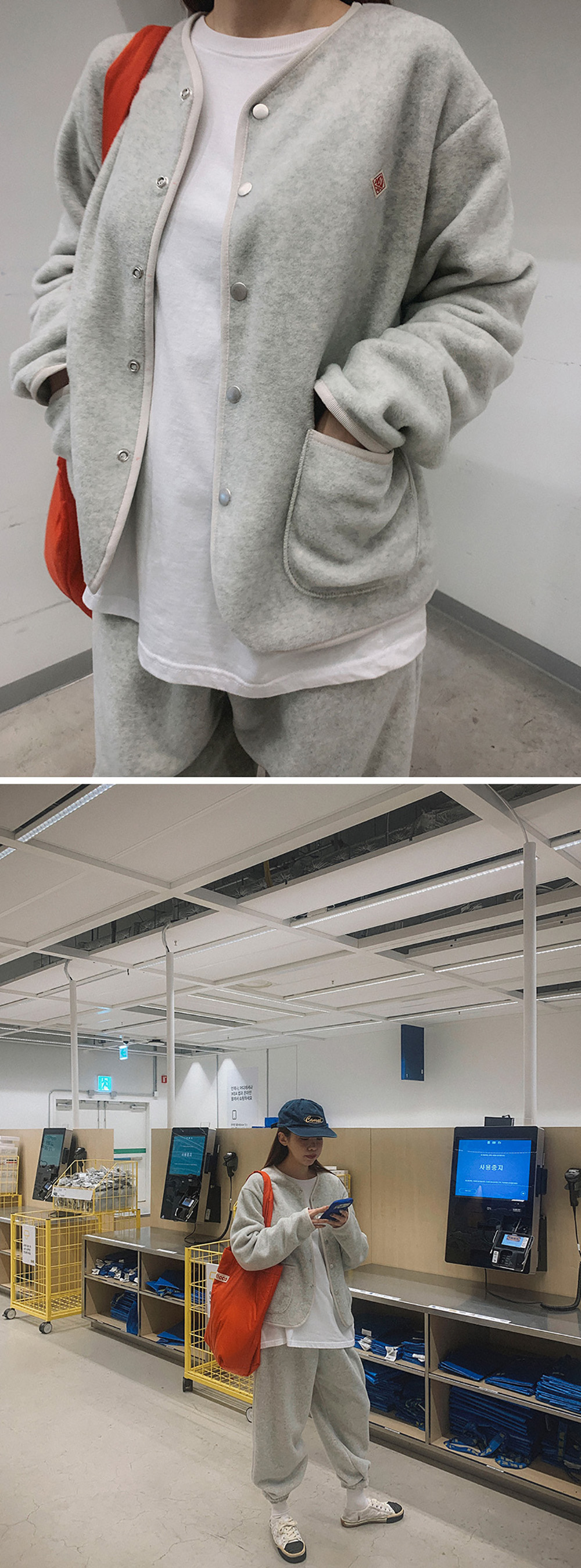 休閒日常內刷毛外套,KOREA,350442,休閒日常內刷毛外套,領500,999免運