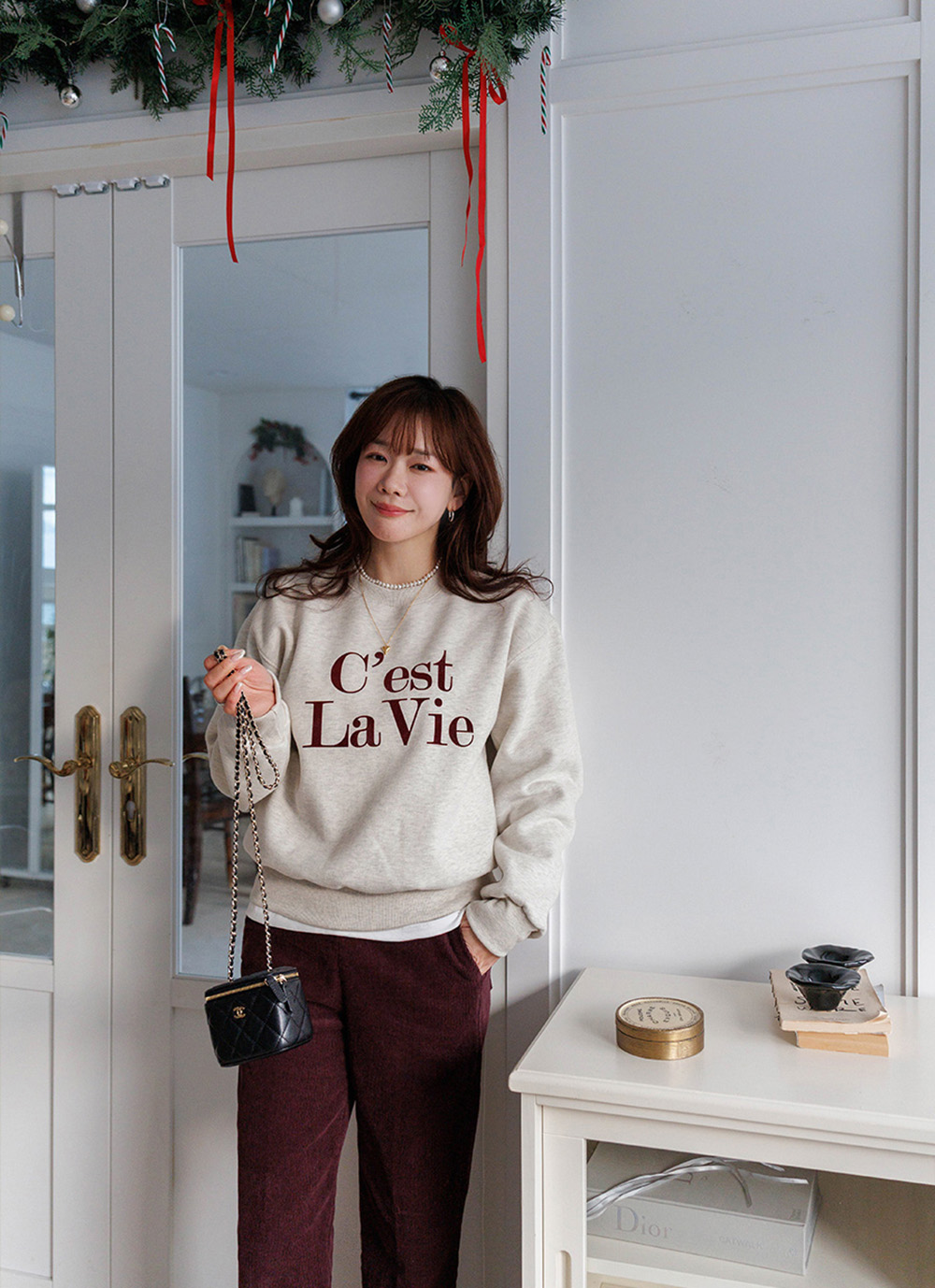 簡約字母內刷毛上衣,KOREA,350015,簡約字母內刷毛上衣,領500,999免運