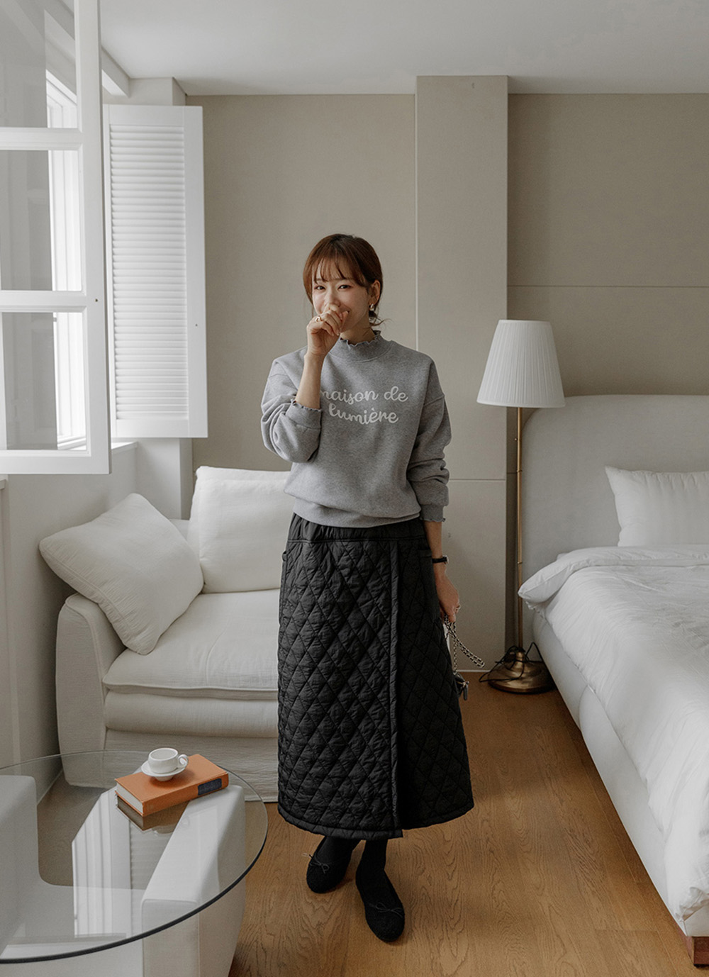 字母印花內刷毛上衣,KOREA,350022,字母印花內刷毛上衣,領500,999免運