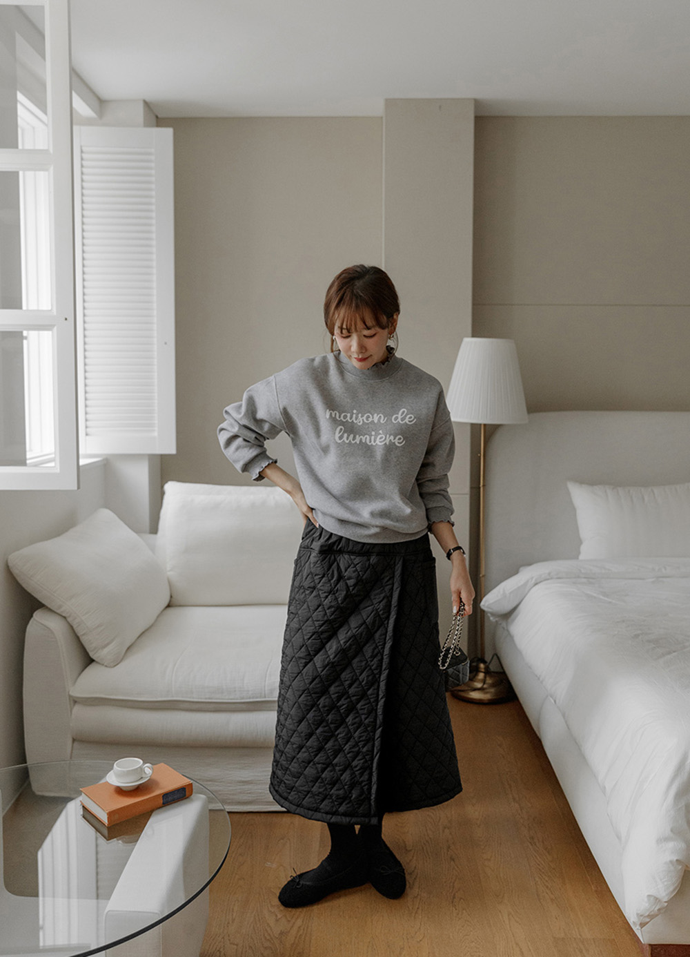 字母印花內刷毛上衣,KOREA,350022,字母印花內刷毛上衣,領500,999免運