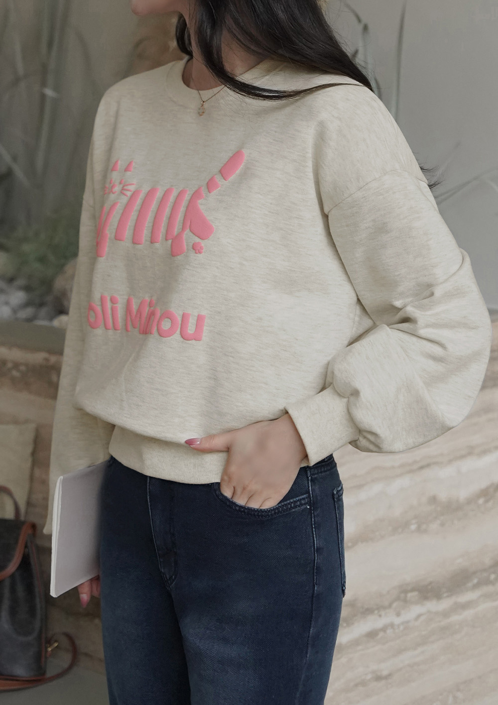 可愛立體貓咪圖案上衣,KOREA,350072,可愛立體貓咪圖案上衣,領500,999免運