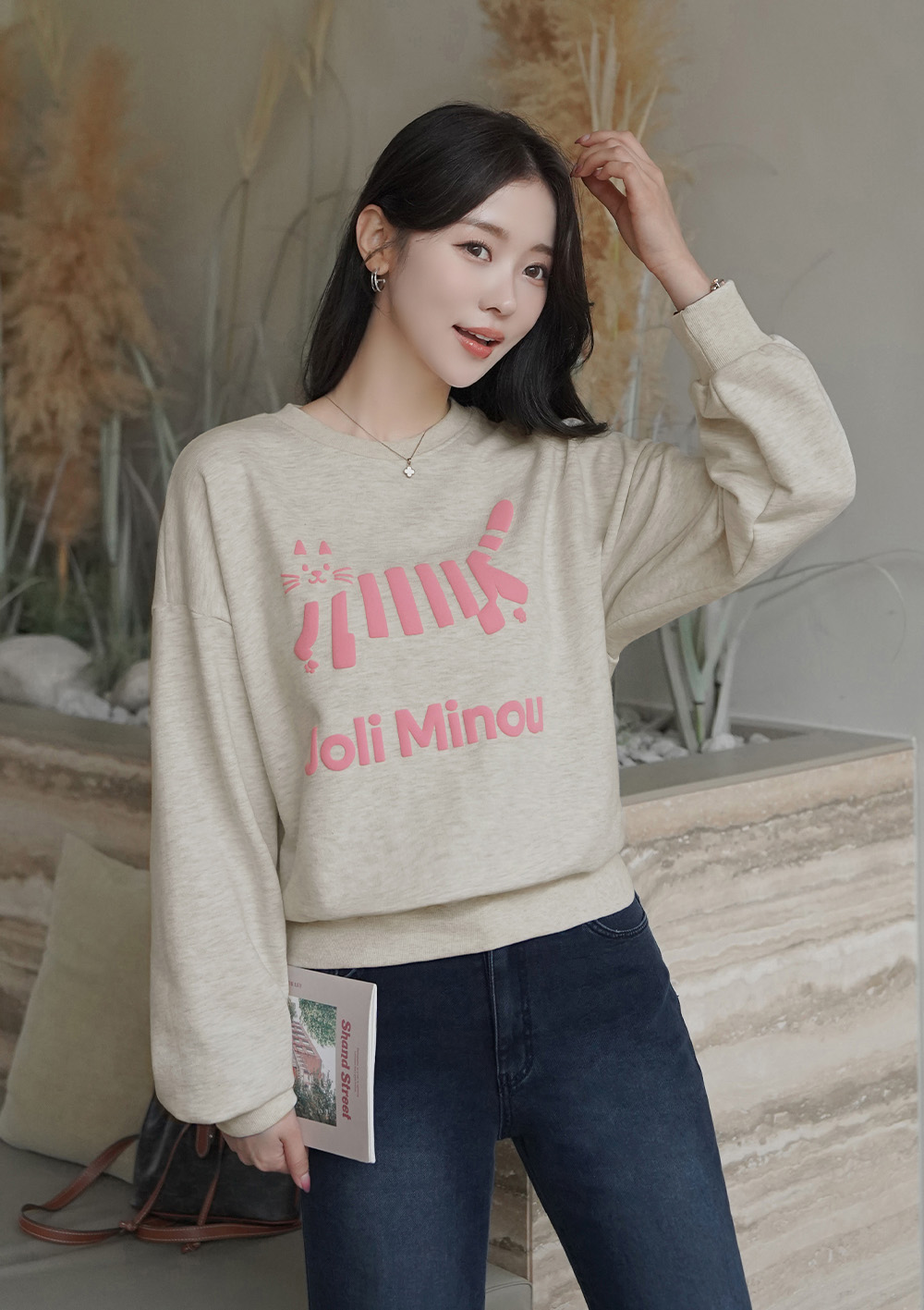 可愛立體貓咪圖案上衣,KOREA,350072,可愛立體貓咪圖案上衣,領500,999免運