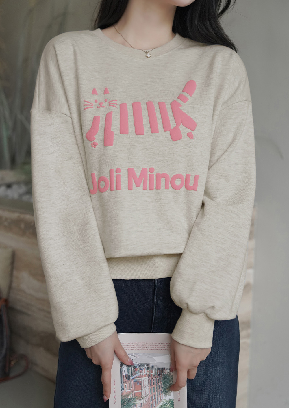 可愛立體貓咪圖案上衣,KOREA,350072,可愛立體貓咪圖案上衣,領500,999免運