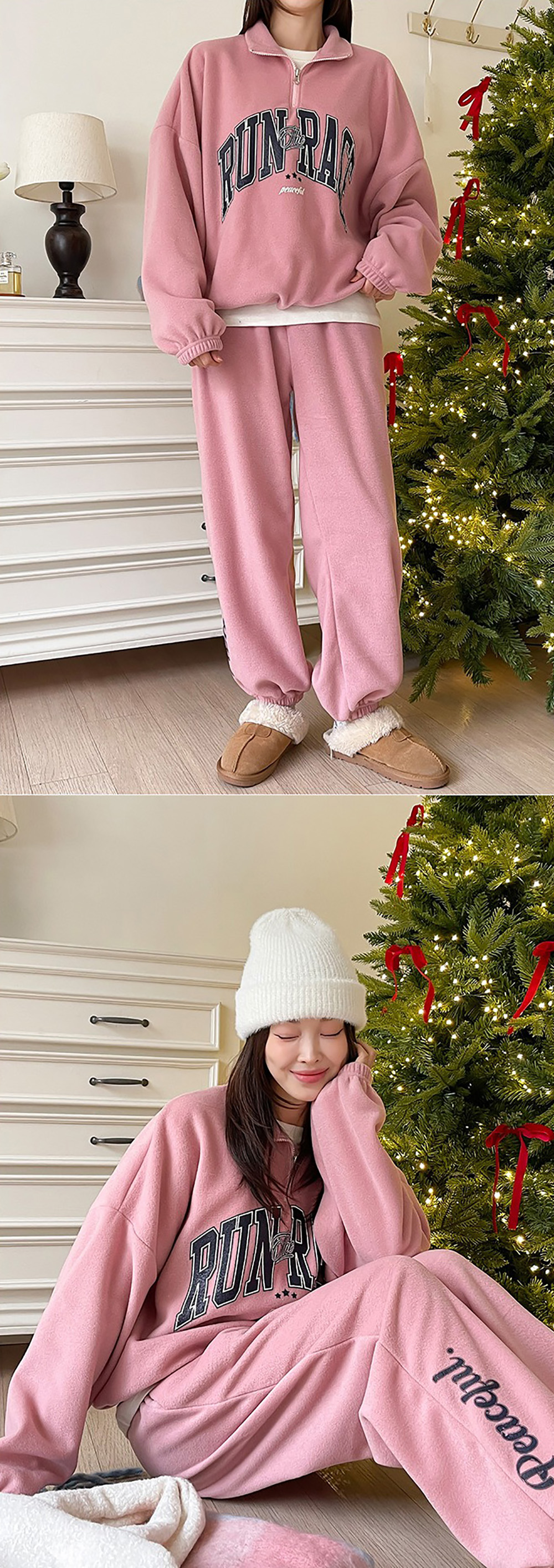 休閒內刷毛長褲套裝,KOREA,347135,休閒內刷毛長褲套裝,999免運,周新品優惠