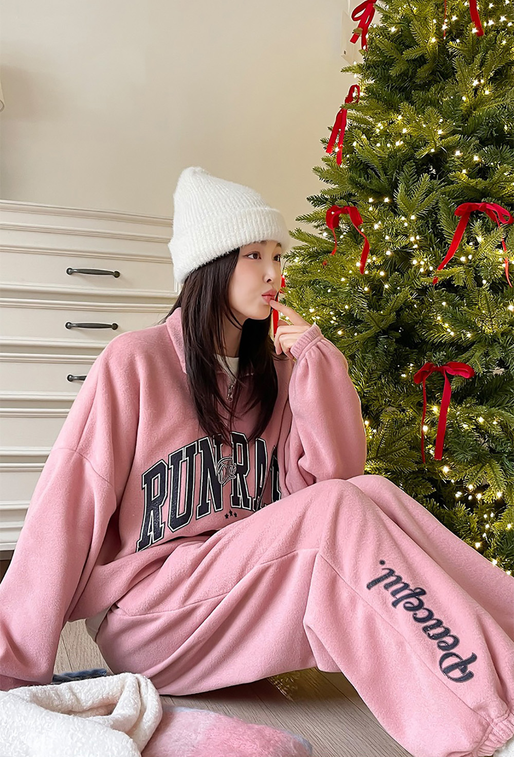 休閒內刷毛長褲套裝,KOREA,347135,休閒內刷毛長褲套裝,999免運,周新品優惠