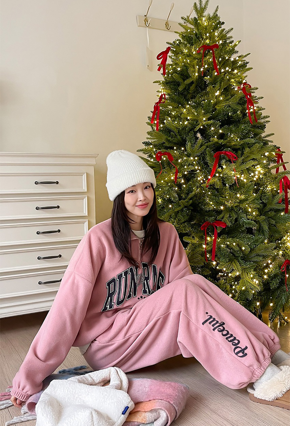 休閒內刷毛長褲套裝,KOREA,347135,休閒內刷毛長褲套裝,999免運,周新品優惠