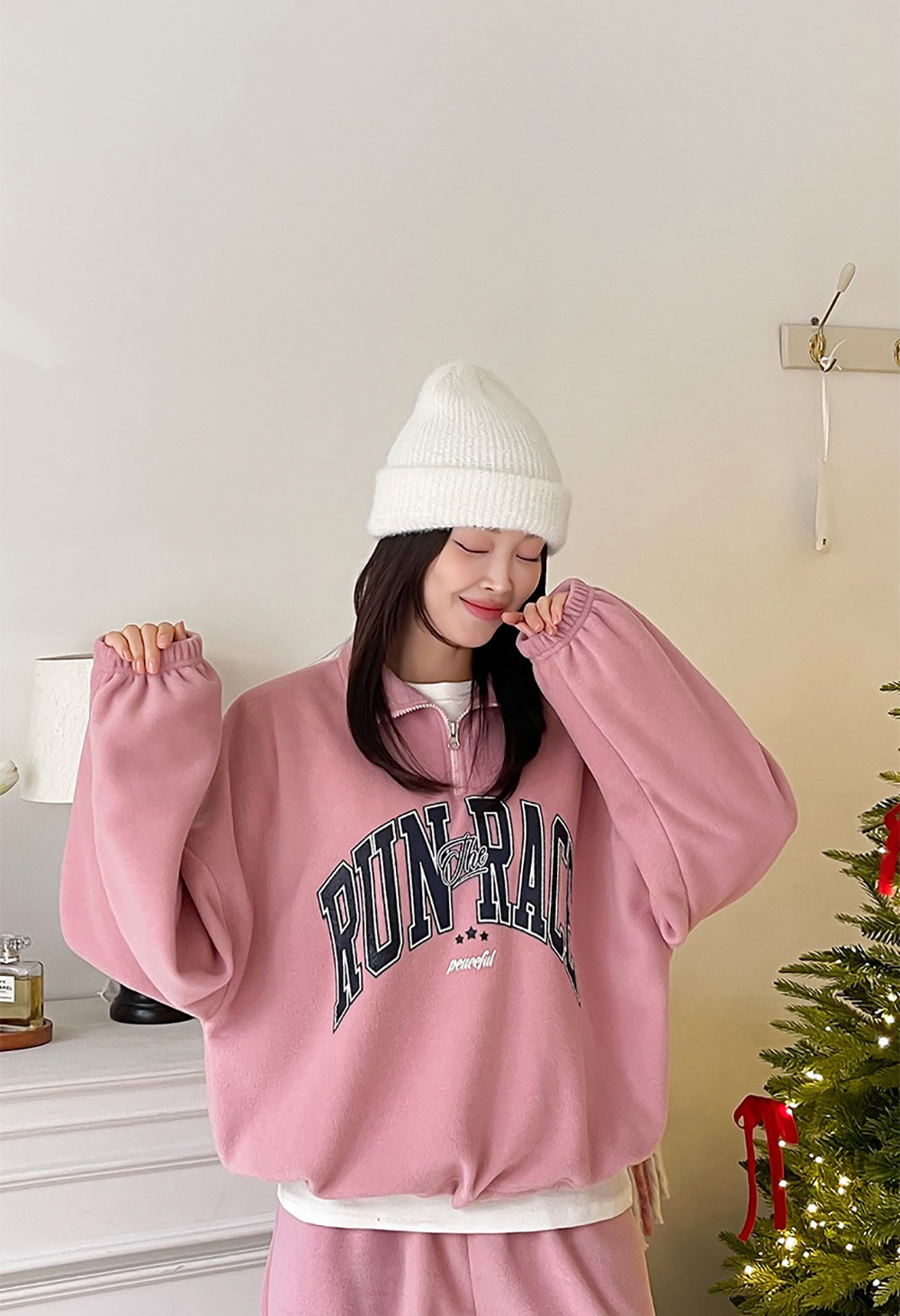 休閒內刷毛長褲套裝,KOREA,347135,休閒內刷毛長褲套裝,999免運,周新品優惠