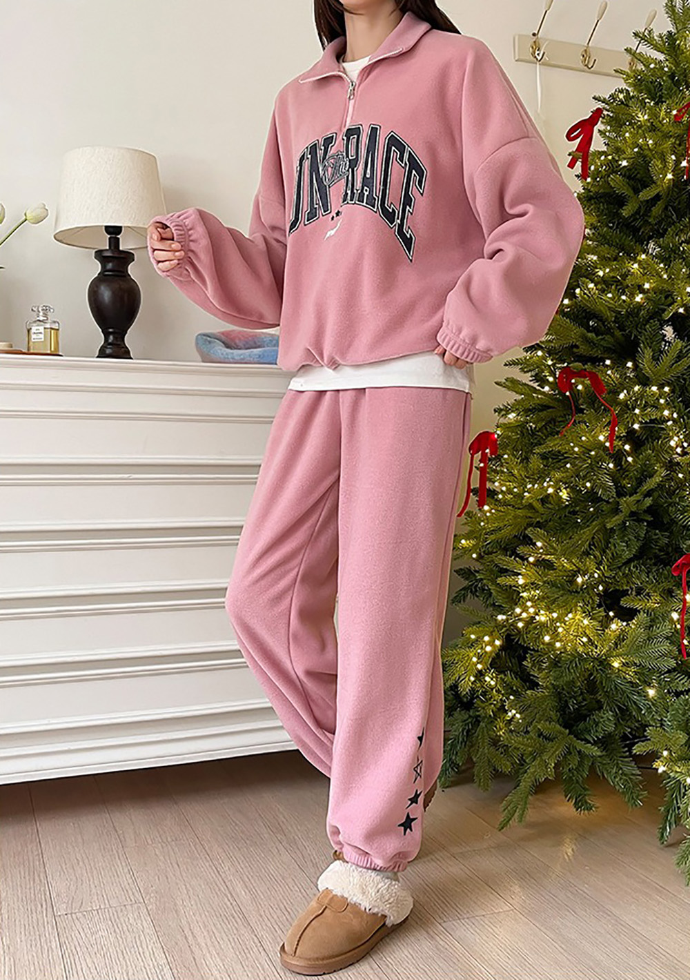 休閒內刷毛長褲套裝,KOREA,347135,休閒內刷毛長褲套裝,999免運,周新品優惠