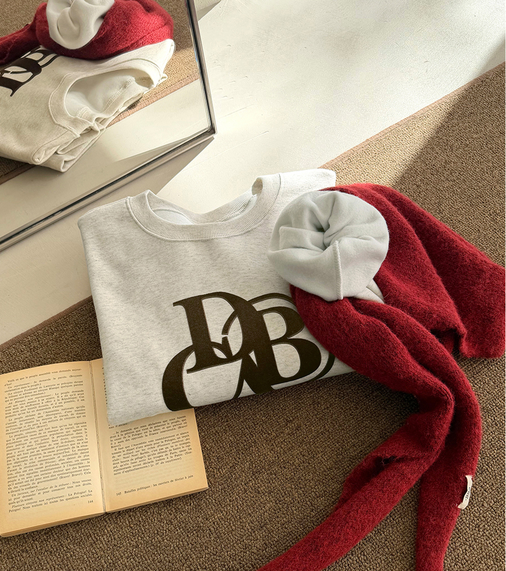 天鵝絨字母內刷毛上衣,KOREA,349960,天鵝絨字母內刷毛上衣,周新品優惠,NEWARRIVAL