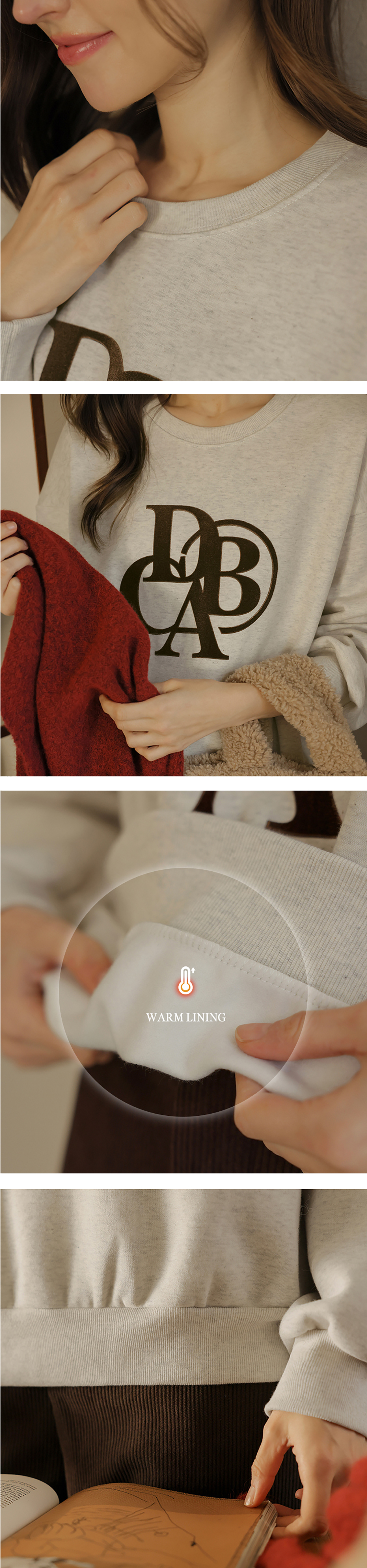 天鵝絨字母內刷毛上衣,KOREA,349960,天鵝絨字母內刷毛上衣,周新品優惠,NEWARRIVAL