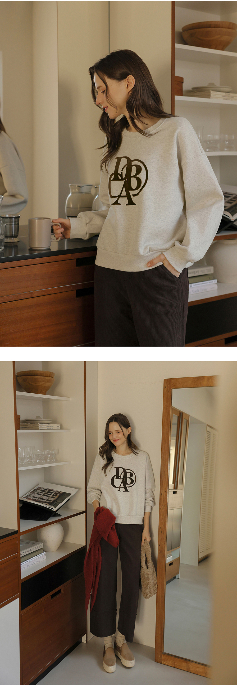 天鵝絨字母內刷毛上衣,KOREA,349960,天鵝絨字母內刷毛上衣,周新品優惠,NEWARRIVAL