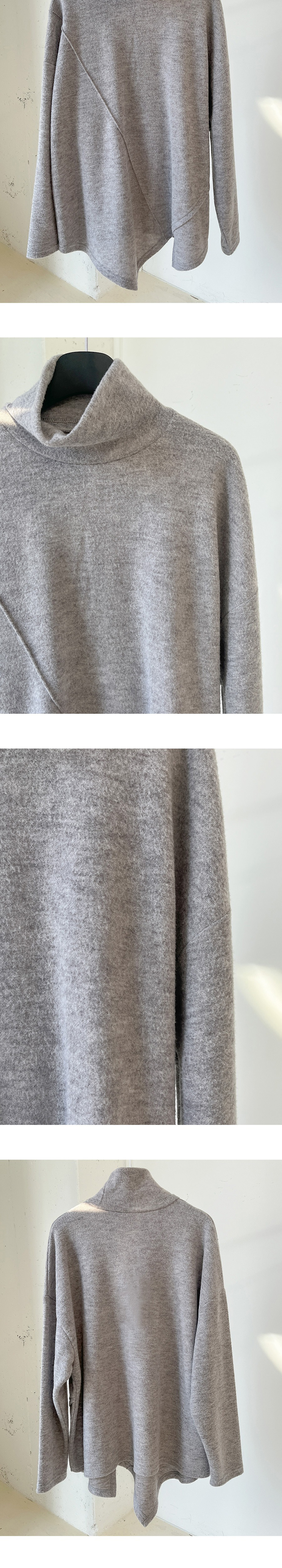 斜裁前開衩高領上衣,KOREA,350273,斜裁前開衩高領上衣,周新品優惠,NEWARRIVAL