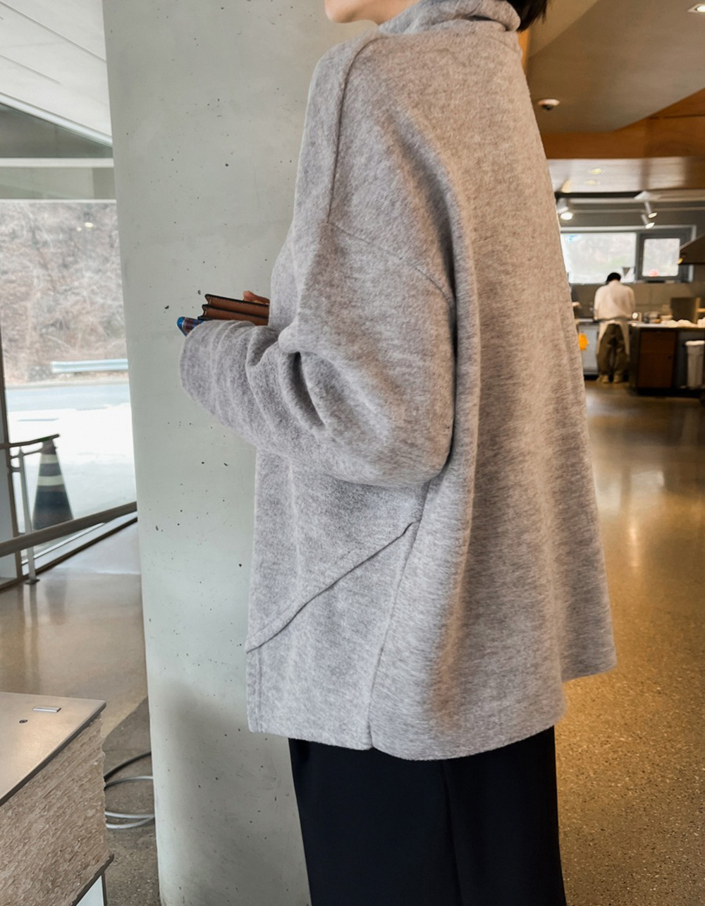 斜裁前開衩高領上衣,KOREA,350273,斜裁前開衩高領上衣,周新品優惠,NEWARRIVAL