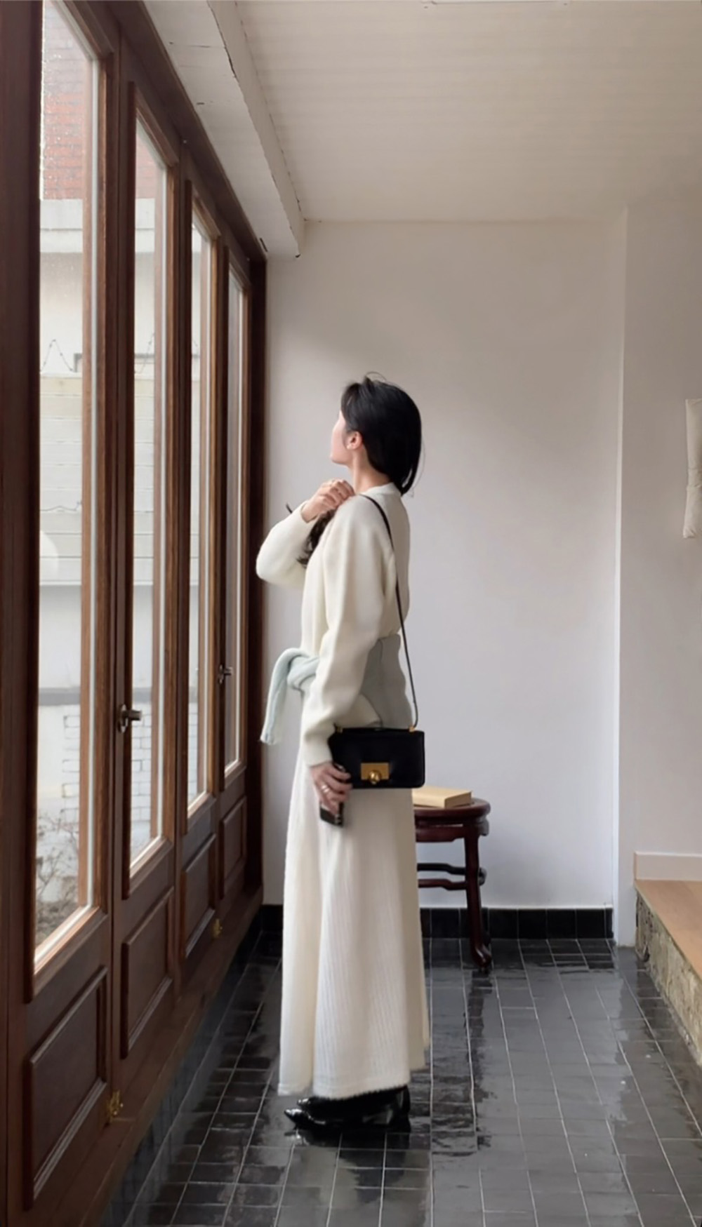 鬆緊腰立體織紋長裙,KOREA,350363,鬆緊腰立體織紋長裙,周新品優惠,NEWARRIVAL