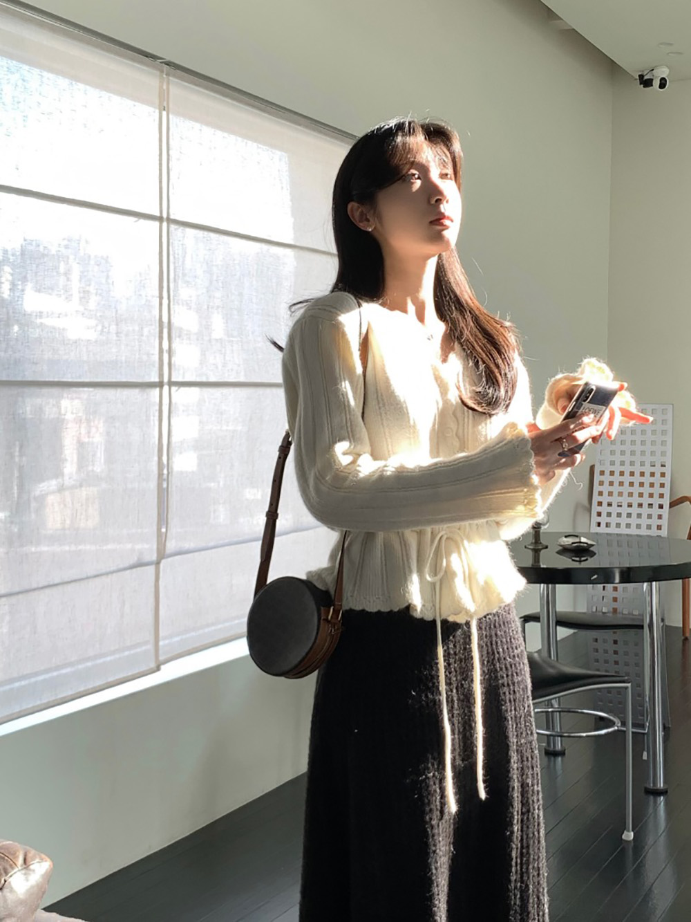 鬆緊腰立體織紋長裙,KOREA,350363,鬆緊腰立體織紋長裙,周新品優惠,NEWARRIVAL