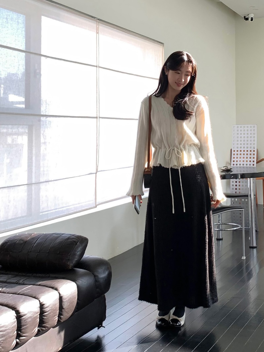 鬆緊腰立體織紋長裙,KOREA,350363,鬆緊腰立體織紋長裙,周新品優惠,NEWARRIVAL