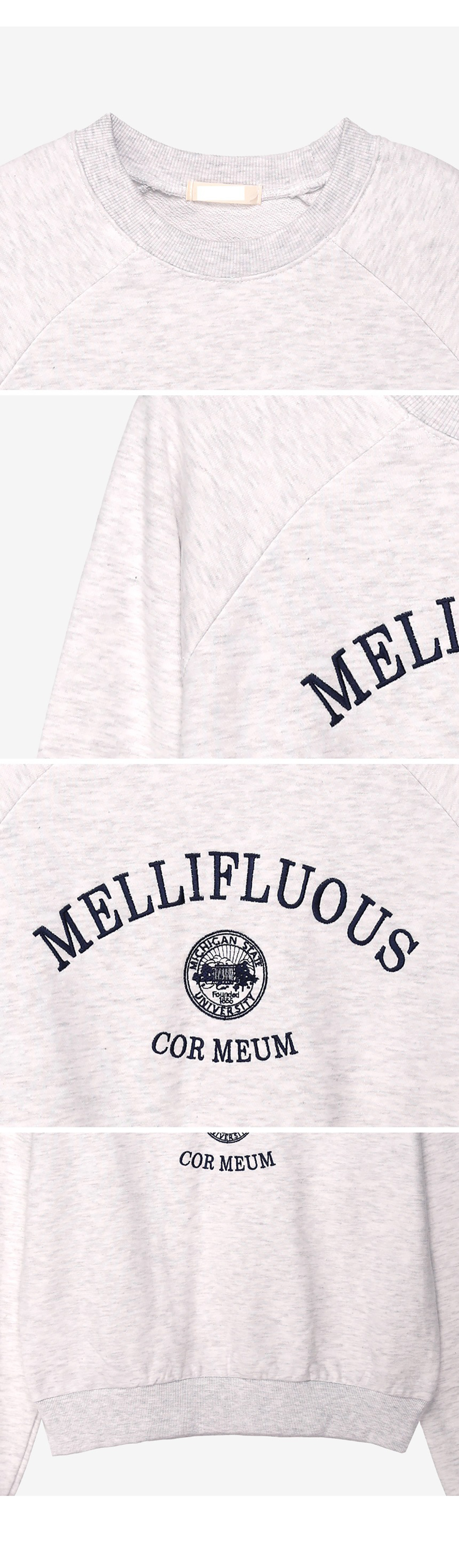 簡約字母刺繡圓領上衣,KOREA,351074,簡約字母刺繡圓領上衣,999免運,周新品優惠